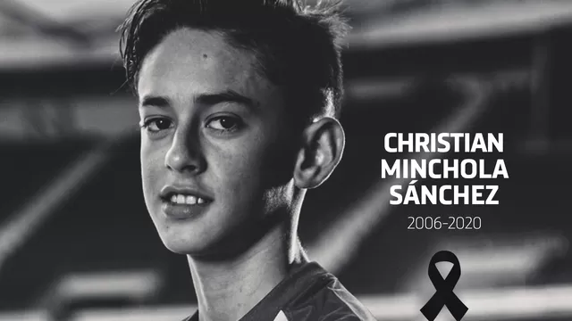 Atlético de Madrid informó este sábado la muerte de Christian Minchola. | Foto: Twitter