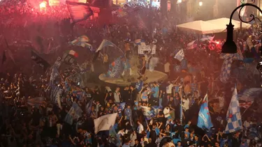 Napoli campeón de Italia. | Foto: AFP