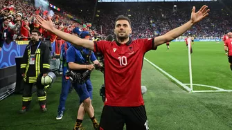 Sorpresa en Signal Iduna Park leugo que Albania abriera el marcador al minuto de iniciar el encuentro / Foto: AFP