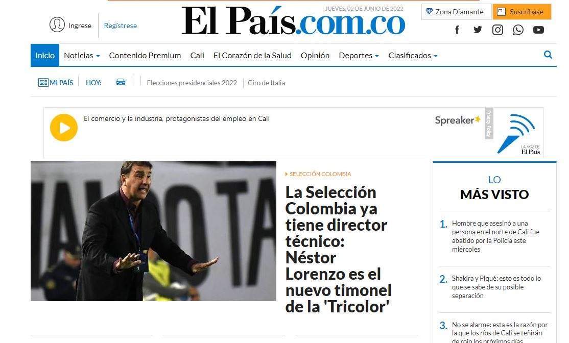 El País de Colombia.