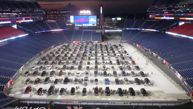 Hinchas del New England Revolution llegaron al Gillete Stadium. | Foto/Video: MLS