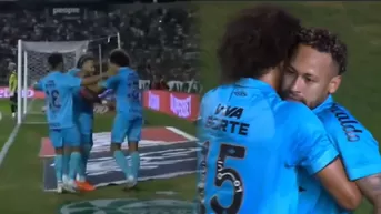 Neymar anotó hat-trick en triunfo del Santos 3-0 ante Juventude