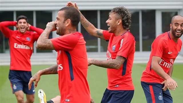 Neymar: así fue el primer entrenamiento del brasileño con el PSG