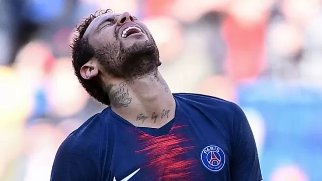 Neymar realizó un crítica vía redes sociales y recibió una sanción de la UEFA. | Foto: AFP