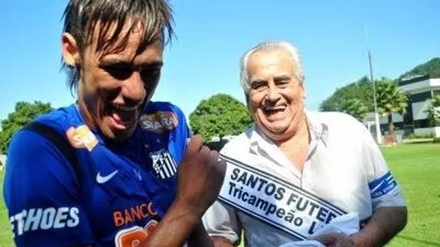 Neymar recordó así al campeón mundial Zito. (Twitter Neymar)