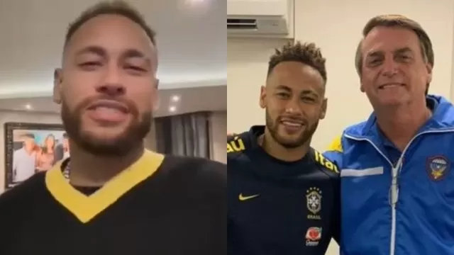 Neymar envió un saludo a Jair Bolsonaro y encendió la campaña presidencial en Brasil