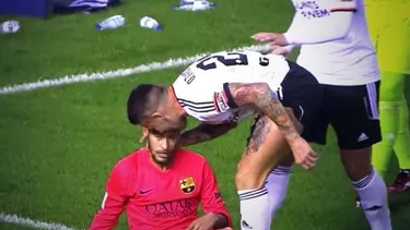 Neymar fue provocado por argentino Otamendi y así reaccionó