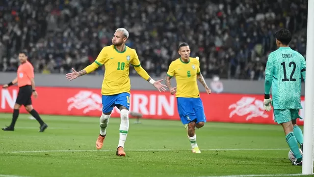Neymar le dio un apretado triunfo a Brasil ante Japón en Tokio