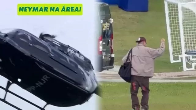 Mundial 2026: El lesionado Neymar llegó en helicóptero a la concentración de Brasil. | Video y captura: América Deportes