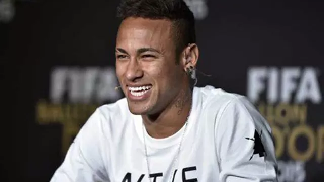 Neymar en la conferencia de prensa previo a la gala de la FIFA.-foto-1