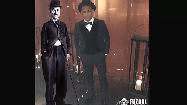 Neymar en la conferencia de prensa previo a la gala de la FIFA.-foto-2