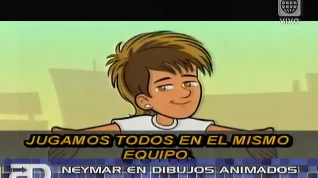 Neymar mostró un adelanto de su propia serie de dibujos animados