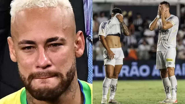 Neymar reaccionó así al descenso de Santos en Brasil