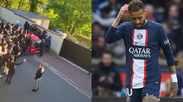 Neymar respondió a hinchas de PSG que cercaron su casa