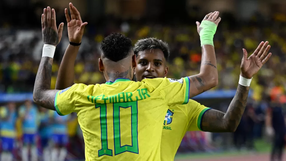 Rodrygo usará la número 10 en el debut de Brasil en la Copa América 2024. / Foto: AFP