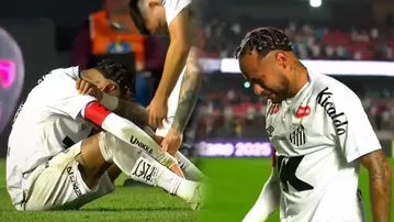 Neymar rompió en llanto tras caer goleado 6-0 ante Vasco Da Gama
