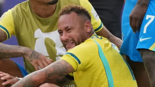 Neymar rompió el llanto tras eliminación de Brasil del Mundial 2026. Foto: Reuters