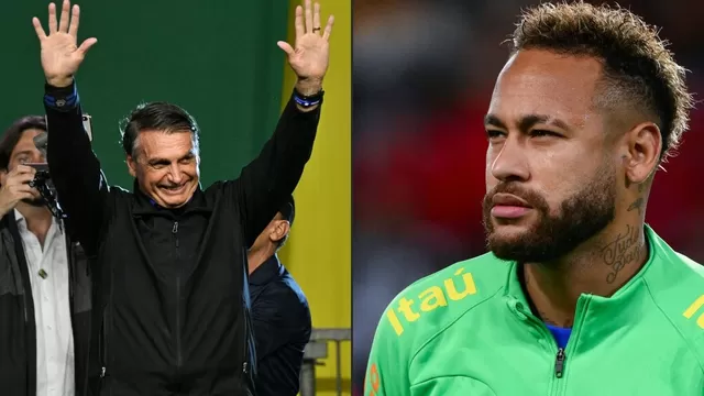 Neymar mostró su apoyo a la reelección de Jair Bolsonaro en Brasil. | Foto: AFP/Video: TikTok