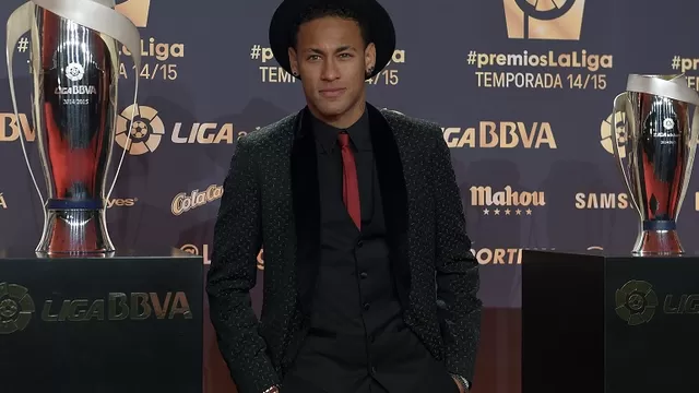 Neymar fue premiado como el &amp;#039;Mejor Jugador Americano&amp;#039; de la liga espa&amp;ntilde;ola.