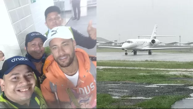 Avión privado de Neymar aterrizó de emergencia: ¿Qué pasó con la nave?