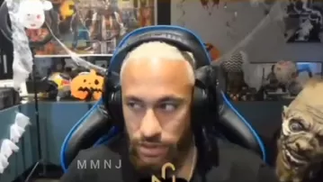 Neymar sufrió tremendo susto en pleno en vivo por broma de Halloween