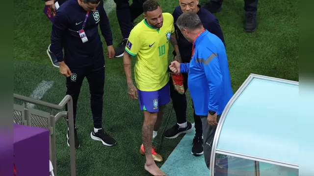 Neymar lloró tras salir lesionado. | Foto: AFP/Video: América Deportes (Fuente: Latina)