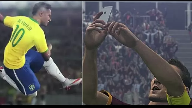 Neymar y Totti entre las estrellas del PES 2016.