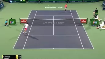 Nick Kyrgios y una acción en Shanghái que indigna al mundo del tenis