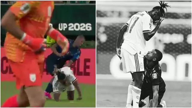 Williams sufrió terrible patada del uruguayo De la Cruz y volvió a lesionarse. (Video y foto: América TV)