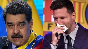 Nicolás Maduro criticó al Barcelona por no renovar a Messi: "Lloré con él, le dieron una patada"