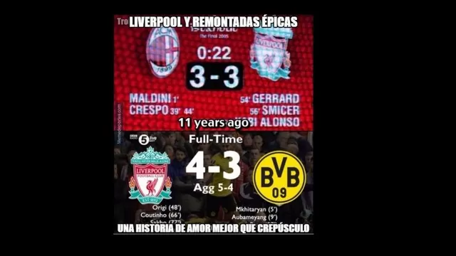 La noche mágica de Liverpool en Europa League dejó divertidos memes-foto-2