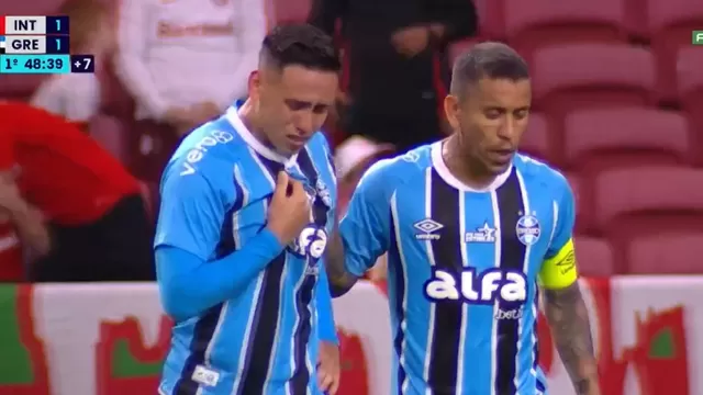 Erick Noriega se puso a llorar luego de cometer dos penales en el clásico entre Gremio vs Inter por el Brasileirao / GE