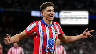 Atlético de Madrid responde crúdamente al Real Madrid por oferta de 150 millones por Julián Álvarez. | Foto: Atlético de Madrid
