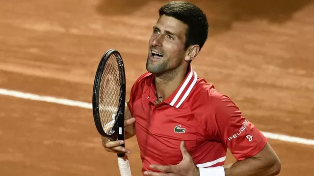 Djokovic, número uno mundial y defensor del título en Roma. | Foto: AFP/Video: @TennisTV