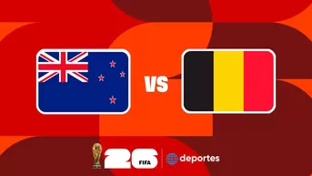 Nueva Zelanda vs Bélgica EN VIVO por Mundial 2026: cómo ver y a qué hora juegan