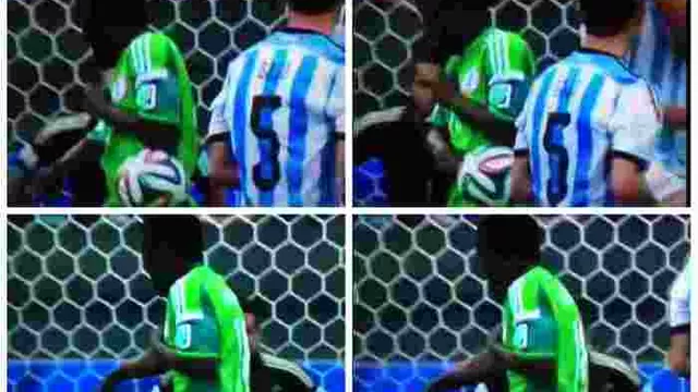 Obi Mikel le rompió el brazo a su compañero nigeriano de un pelotazo-foto-2