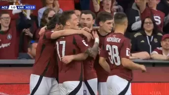 Oliver Sonne anotó en el triunfo 2-0 del Sparta Praga vs Karvina