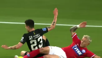El futbolista del Silkeborg jugó de titular como marcador derecho. | Video: Canal N-