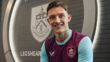 Oliver Sonne ascendió a la Premier League con Burnley / Foto: Burnley