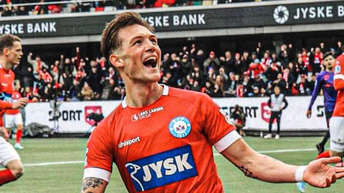Oliver Sonne le dio la victoria al Silkeborg IF 1-0 ante Lyngby por Superliga de Dinamarca