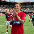 Oliver Sonne marcó un golazo en goleada del Silkeborg