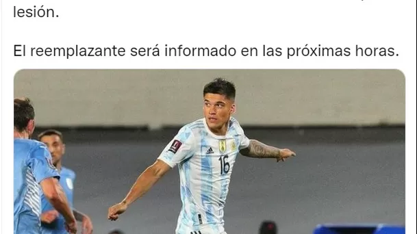 Twitter: Selección argentina