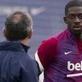 Ousmane Dembélé se volvió a lesionar y es baja en el Barcelona