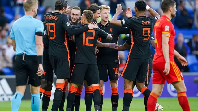 Países Bajos derrotó 2-1 a Gales por la UEFA Nations League