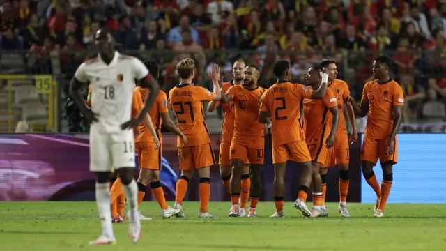 Países Bajos goleó 4-1 a Bélgica por la UEFA Nations League