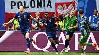 Países Bajos remontó y derrotó 2-1 a Polonia en su debut en la Euro 2024