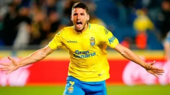 Las Palmas: Calleri de penal puso el 1-1 con Barcelona por la Liga