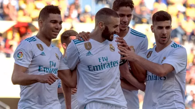 Real Madrid derrotó 3-0 a Las Palmas por la liga española