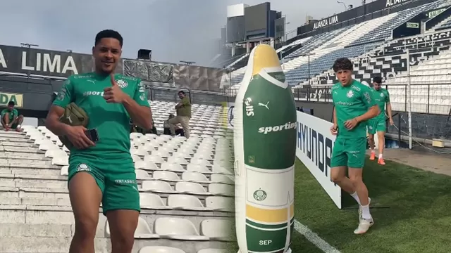 Plantel de Palmeiras realizó su entrenamiento en Matute a poco de jugar la final de la Copa Libertadores 2025 / AD / Fanáticos del Fútbol