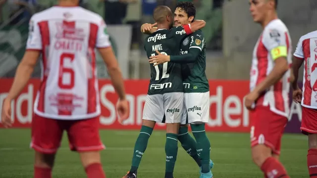 Palmeiras: Raphael Veiga selló el 8-1 a Independiente Petrolero con dos golazos